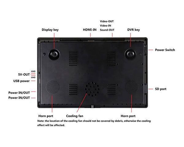 Монитор FPV Hawkeye Captain X 10.2" DVR