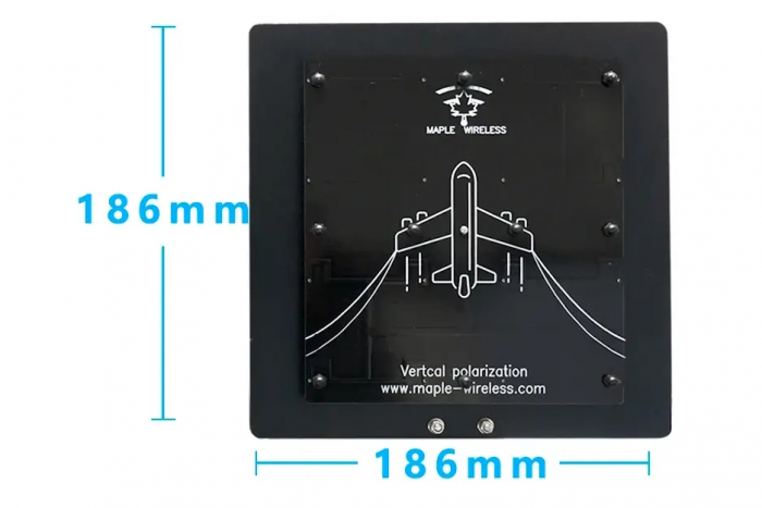 Комплект патч антен Maple Wireless 5.8G 21dBi AAT SMA (2 антени з кріпленням)