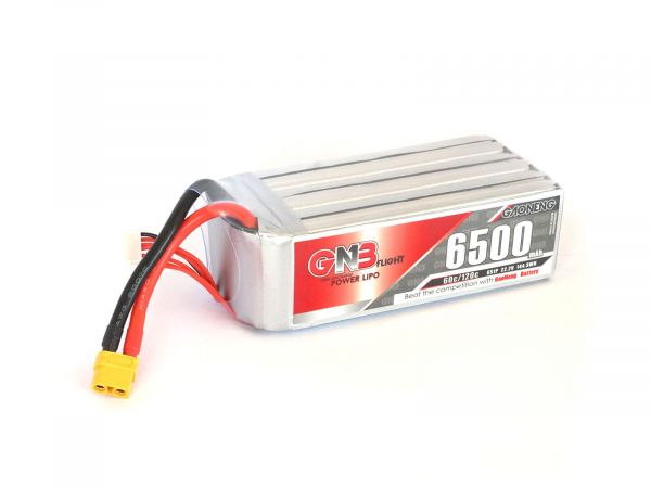 Акумулятор GAONENG GNB 6S1P 22.2V 6500mAh 60C LiPo XT60 Акумулятор GAONENG GNB 6S1P 22.2V 6500mAh 60C LiPo XT60