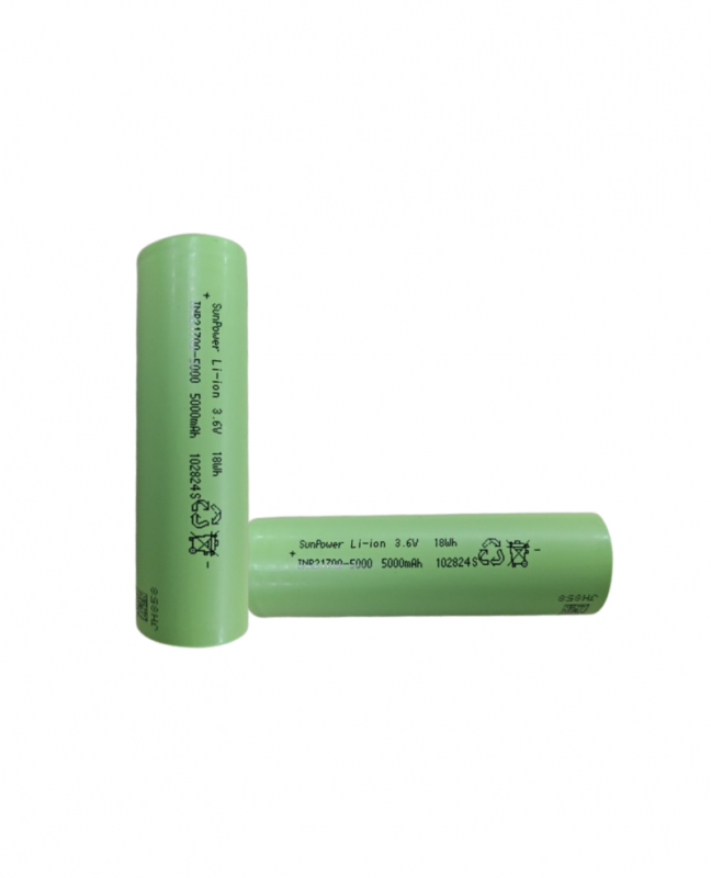 Аккумулятор SunPower INR21700-5000 Li-Ion 5000mAh
