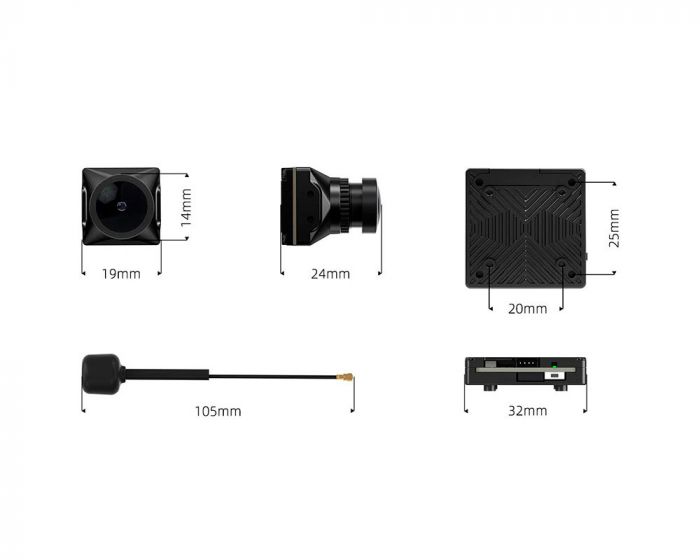 Цифрова відеосистема Walksnail Avatar HD Pro Kit Dual Antenna 32G Gyroflow