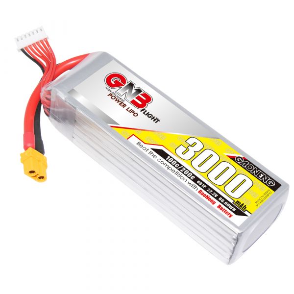 Акумулятор GAONENG GNB 6S 22.2V 3000mAh 100C LiPo Battery XT60 Акумулятор GAONENG GNB 6S 22.2V 3000mAh 100C LiPo Battery XT60