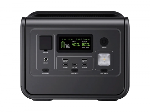 Зарядна станція EVE EP800 Black 800W 512Wh  Зарядна станція EVE EP800 Black 800W 512Wh