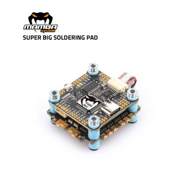 Політний стек Diatone MAMBA F405 MK2 V2 MPU6000 50A 8bit 3-6S для коптера Політний стек Diatone MAMBA F405 MK2 V2 MPU6000 50A 8bit 3-6S для коптера