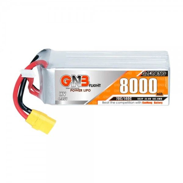 Акумулятор GAONENG GNB LiHV 6S2P 22.2V 8000mAh 70C LiPo XT60