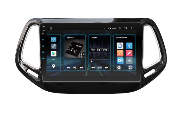 Штатна магнітола Incar DTA2-2483 для Jeep Compass 2017-2019 Штатна магнітола Incar DTA2-2483 для Jeep Compass 2017-2019