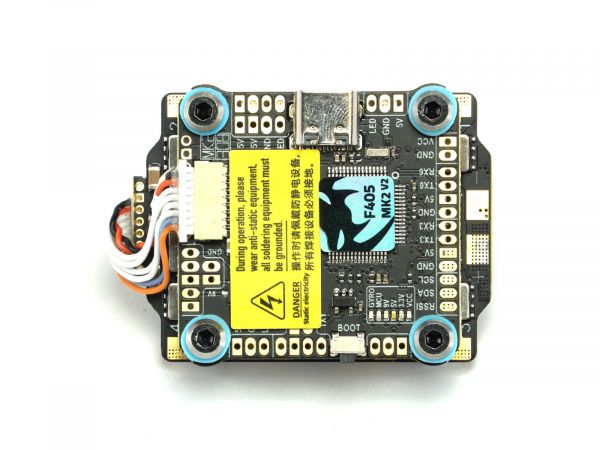 Політний стек Diatone MAMBA F405 MK2 40A 8bit 6S для коптера Політний стек Diatone MAMBA F405 MK2 40A 8bit 6S для коптера