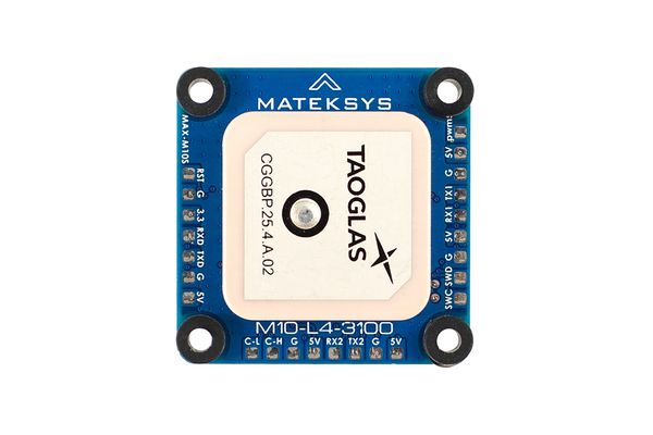Приймач GPS Matek M10-L4-3100 з компасом RM3100 та СAN-хабом Приймач GPS Matek M10-L4-3100 з компасом RM3100 та СAN-хабом