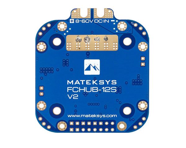 Плата розподілу живлення Matek PDB FCHUB-12S V2 для квадрокоптера Плата розподілу живлення Matek PDB FCHUB-12S V2 для квадрокоптера