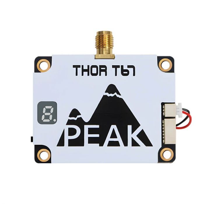 Комплект видеоприемник Peakfpv THOR R67 VRX + видеопередатчик Peakfpv THOR T67 FPV VTX с антеннами (10шт)