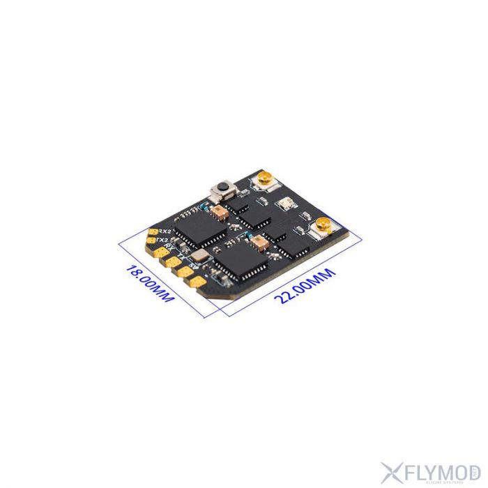 Приемник Radiomaster XR4 Gemini Xrossband Dual-Band ExpressLRS 2.4GHz/900MHz